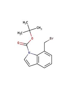 Astatech 1H-INDOLE-1-CARBOXYLIC ACID, 7-(BROMOMETHYL)-, 1,1-DIMETHYLETHYL ESTER; 1G; Purity 95%; MDL-MFCD13183463